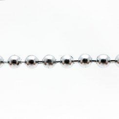 Łańcuch koralikowy 3,6mm srebrny