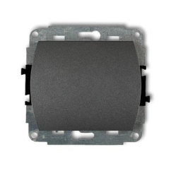 KARLIK Jednoduchý vypínač grafitový