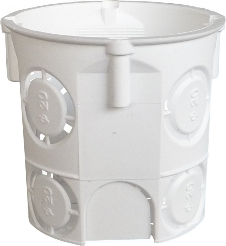 Přístrojová krabice pro povrchovou montáž 60mm bílá