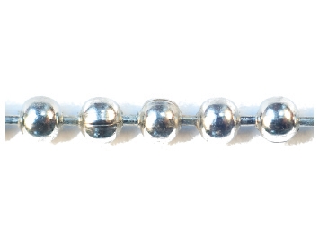 Řetízek korálkový 3,2mm stříbrný