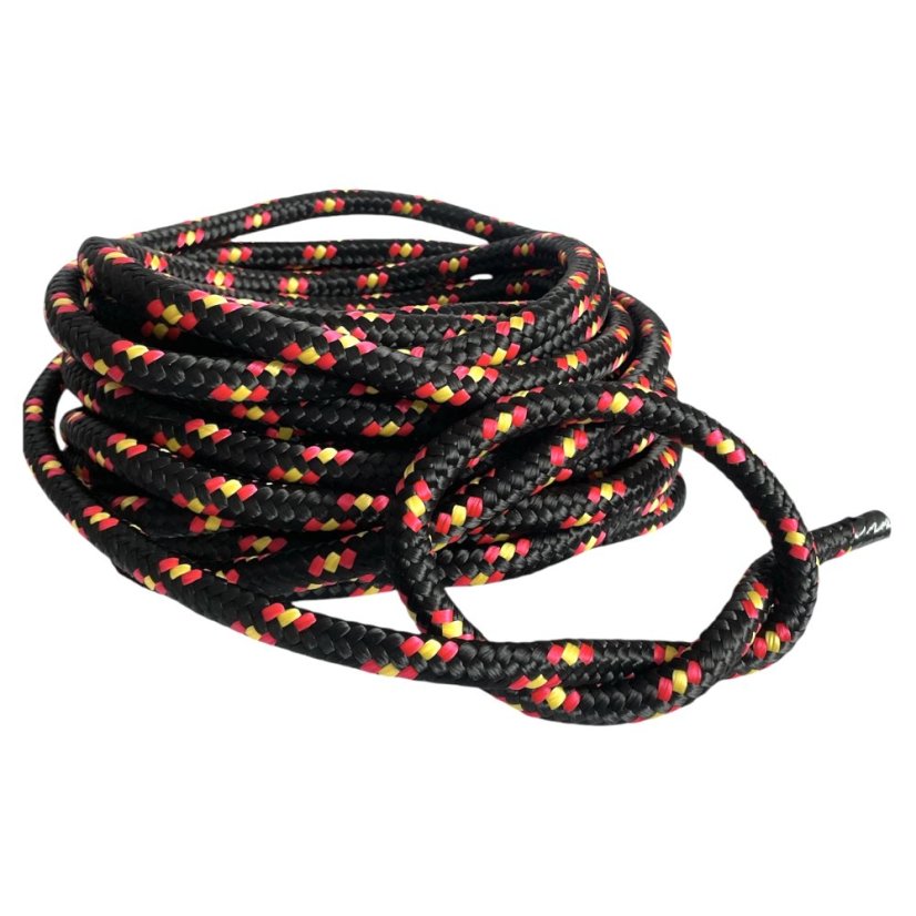 PPF 16 Polypropylenové lano pletené s jádrem - průměr 16mm, 30 metrů černé