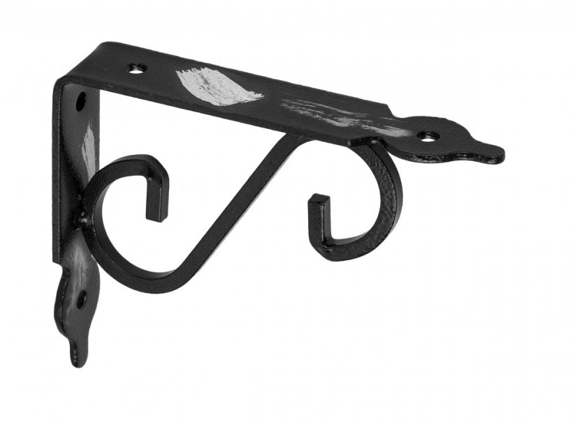 WOZ 140 AS konzola dekorativní kovaná 140x110 antik stříbrná