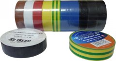 taśma izol.PCV mała15x10 ZIE/ŻÓŁ kpl.-10szt