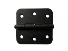 Z 75c Závěs stavební černý 75x75x2mm
