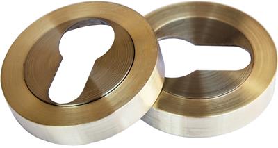 Štít na klíč - dveřní kování vložkové zlaté