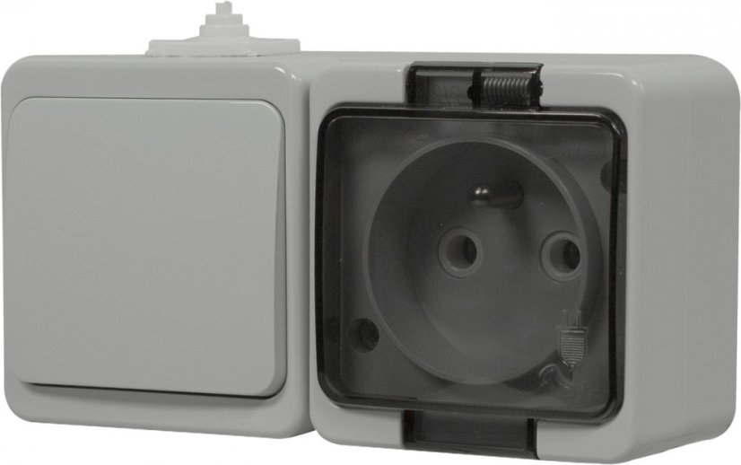 Sada Vypínač + Zásuvka 1D