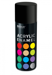 Akrylový email ve spreji - matná černá  400ml/RAL 9005