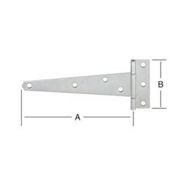 ZT 150 Závěs trojúhelníkový 150x35x80x2mm