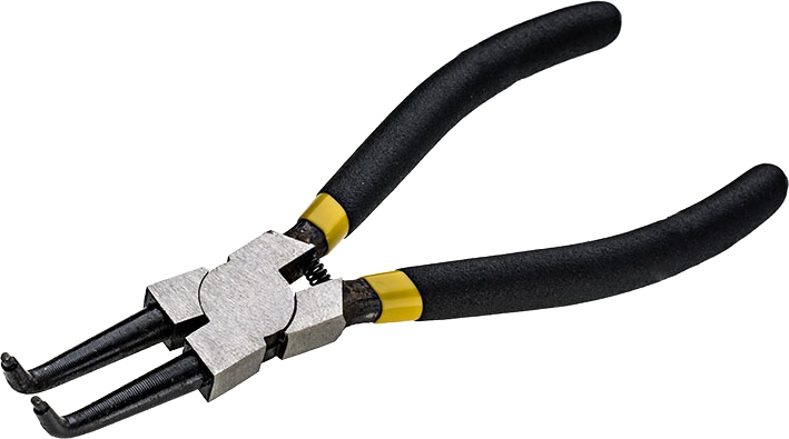 Kleště na pojistné kroužky zahnuté vnitřní YATO