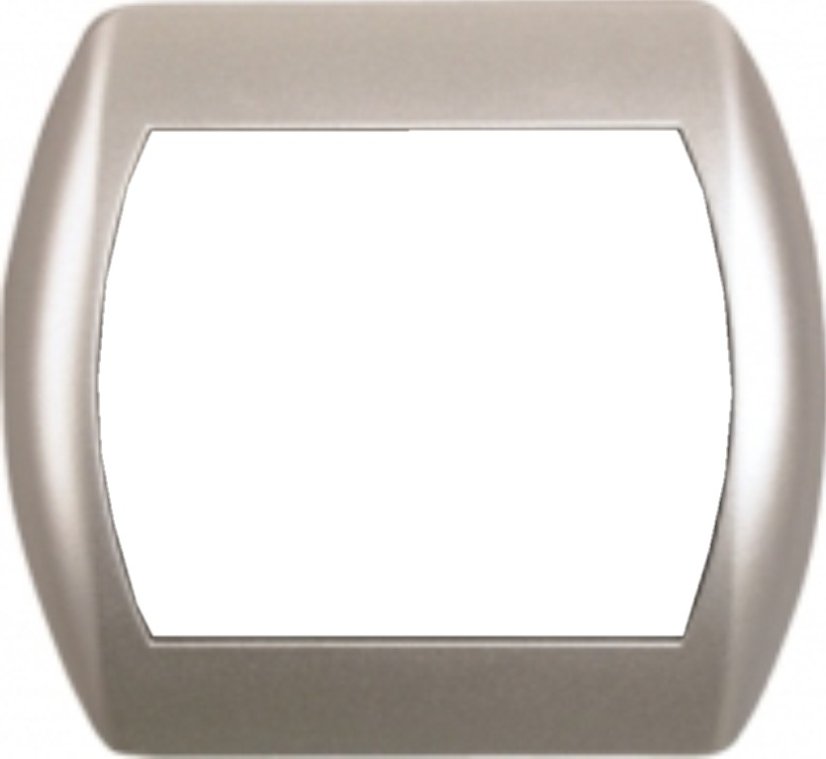 KARLIK Rámeček na zásuvku dvojitý metalik hnědý