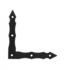 NAD 1c / SNO 2 Rohovník ozdobný 150x150x25x2,5mm černý