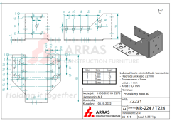 Trámová botka otevřená WB15 / WB60 60x130x2mm