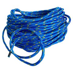 PPF 10 Polypropylenové lano pletené s jádrem - průměr 10mm, 50 metrů modré