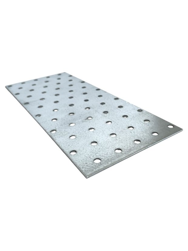 PP13 / PP24 Destička perforovaná 100x240x2mm tesařská spojka děrovaná pozinkovaná CE