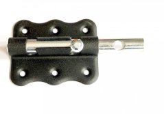 WO 80c Zástrč s kulatým jezdcem 80x60mm černý