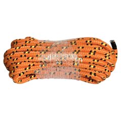 PPF 20 Polypropylenové lano pletené s jádrem - průměr 20mm, 20 metrů oranžové