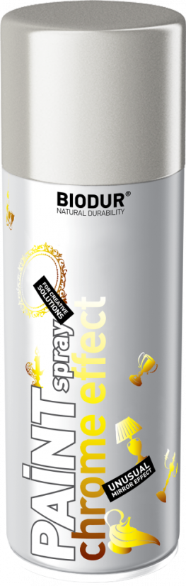 Barva chrom efekt ve spreji stříbrná 400ml