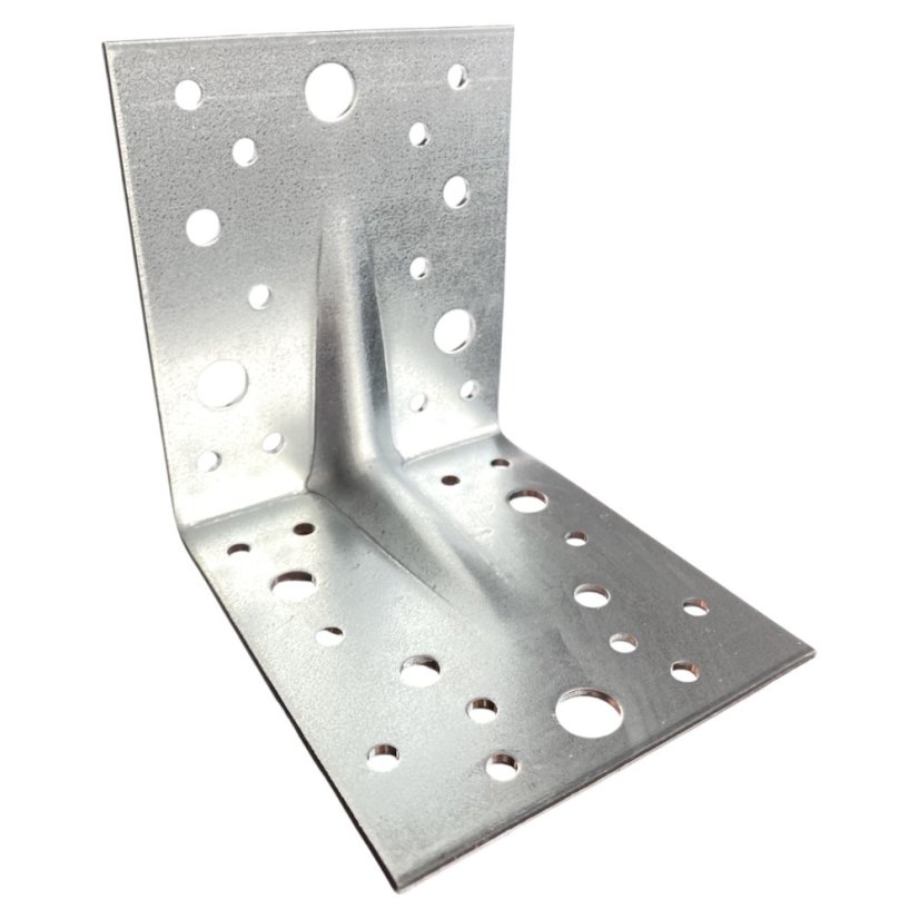 KP 2 Budowlany kątownik ciesielski z przetłoczeniem 105x105x90x2,5mm