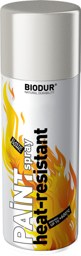 Barva na vysoké teploty ve spreji stříbrná 400ml 600°C