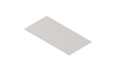 PP12 / PP23 Destička perforovaná 100x200x2mm tesařská spojka děrovaná pozinkovaná CE