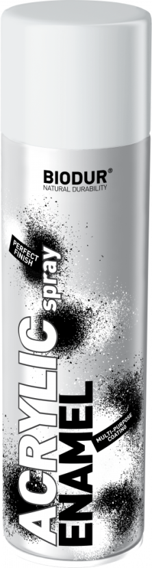 Akrylový bílý lesklý lak ve spreji 500ml/ 9010 PA