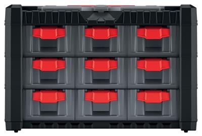 Plastový organizér s 9 šuplíky