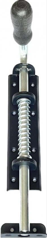 WSP 400c Zástrč pružinová s dřev. koncovkou 400x50mm černá