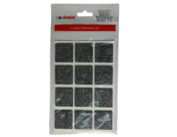 Filcová podložka 27x27 šedá - 12 ks