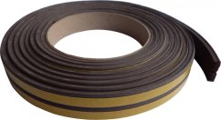 Těsnění profil E 12m hnědá