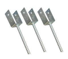 PUL100 Podstawa słupa stała lekka  100x45x3.5mm