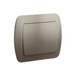 KONTAKT SIMON jednoduchý vypínač satina