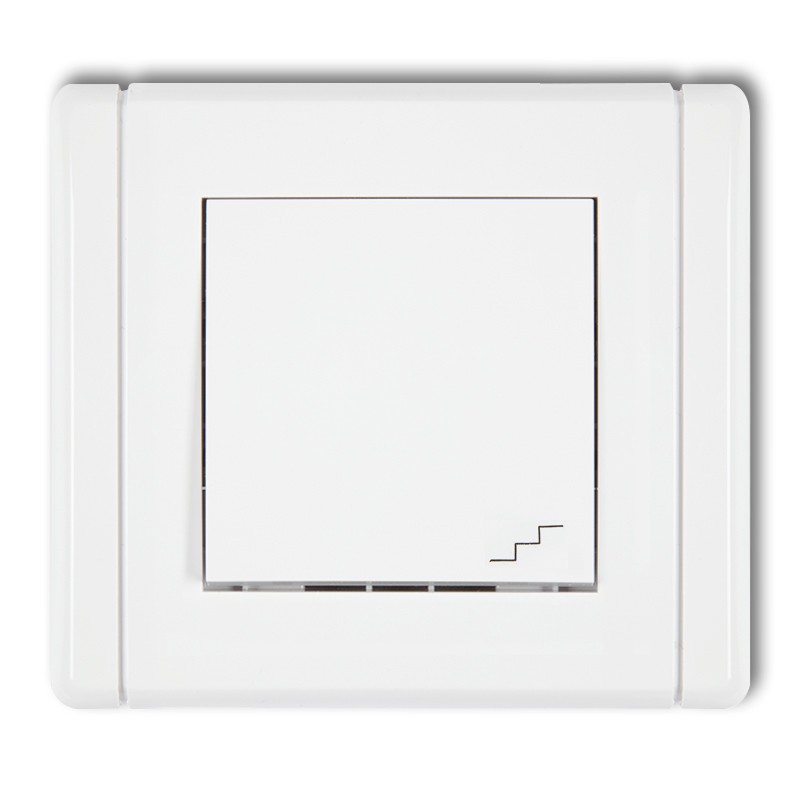 KARLIK schodištový vypínač bílý
