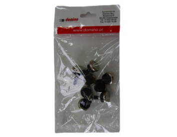 Skluz s čepem kovový  d30 - 8 ks