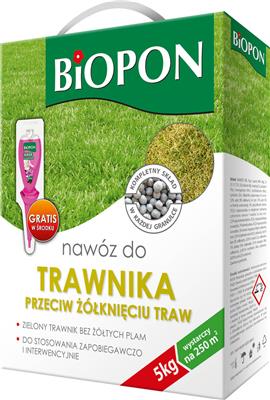 Hnojivo na trávníky proti žloutnutí 5 kg