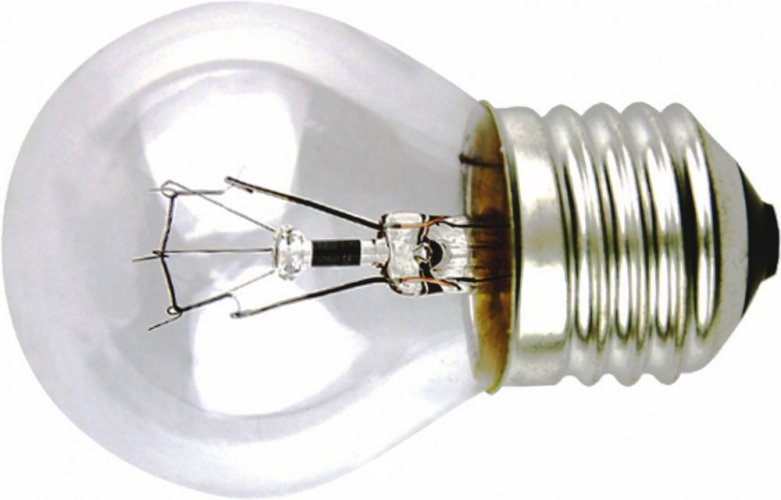 Nárazuvzdorná žárovka kulatá E14 230V 25W