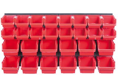 Nástěnná deska s organizéry na nářadí 80x40cm / KOR1