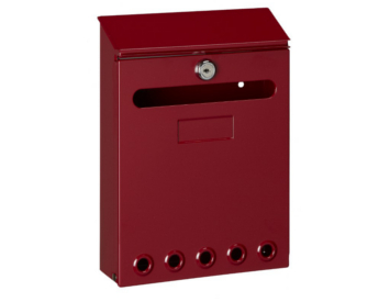 Poštovní schránka Hybryda bordó
