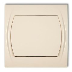 KARLIK jednoduchý vypínač béžový
