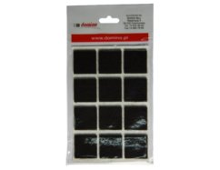 Filcová podložka 27x27 hnědá - 12 ks