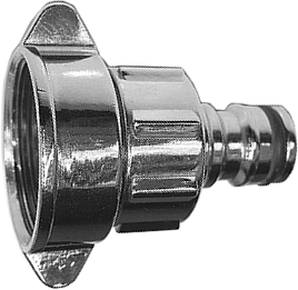 BRADAS Přípojka na vodovodní kohoutek s redukcí zinek chrom 1"-3/4"