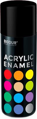 Akrylový email ve spreji - lesklá černá 400ml/RAL 9005