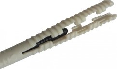 Talířová hmoždinka s plastovým trnem do děrované cihly 10x300 - 100ks