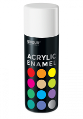 Akrylový email ve spreji - matná bílá 400ml/RAL 9010