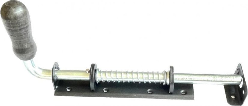 WSP 400c Zástrč pružinová s dřev. koncovkou 400x50mm černá