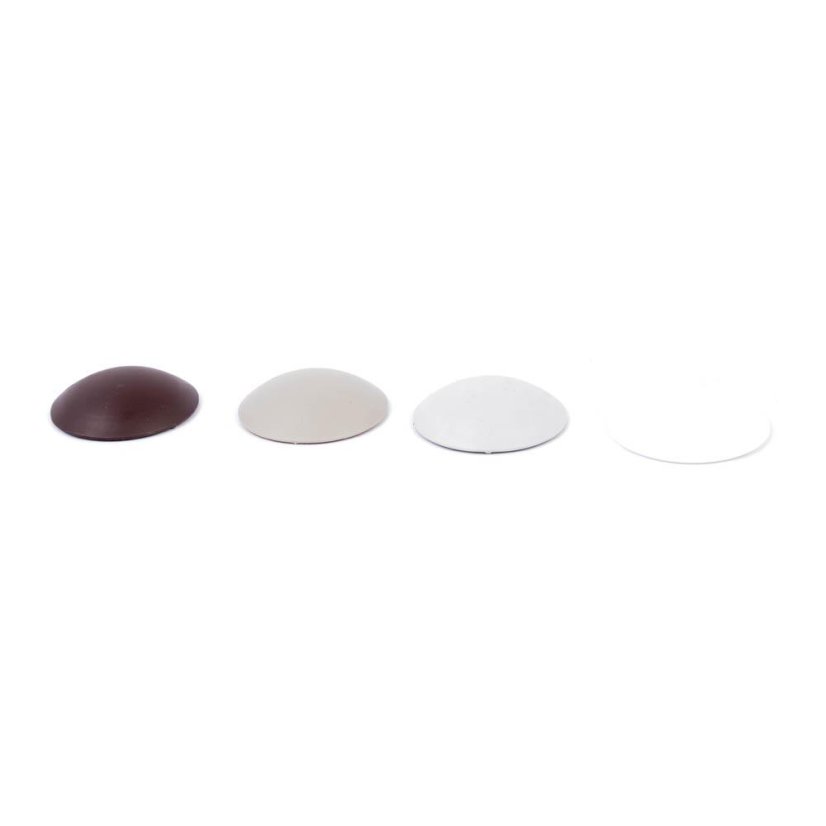 Dveřní zarážka k nalepení na stěnu 60mm bílý