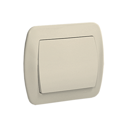 KONTAKT SIMON jednoduchý vypínač béžový