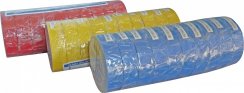 Izolační páska PVC bílá 19mm x 20m - 10ks