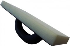 paca pl.z gąbką GĘSTĄ biała 130x270 /3