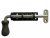 WSPU 150c Zasuwka sprężynowa z rączką drewnianą czarna 150x30mm