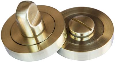 Štít na klíč - záchodové dveřní kování zlaté